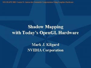 Device driver does not support hardware shadow maps Device driver does not support hardware shadow maps