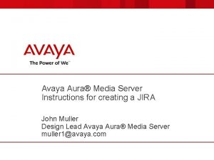 Avaya aura media server