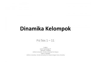 Dinamika Kelompok Psi Sos 1 11 Sumber Social