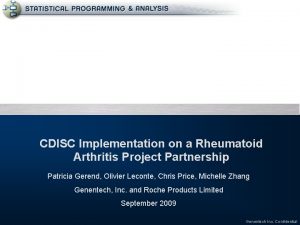 Cdisc implementation Cdisc implementation