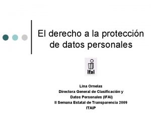 Derecho a la intimidad
