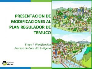 Plano regulador temuco