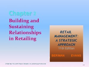 Value-oriented retail strategy