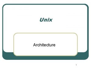 Traditional unix scheduling Traditional unix scheduling