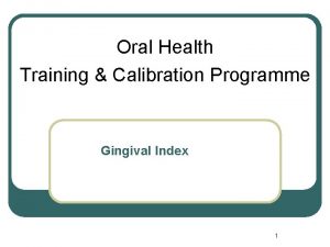 Loe and silness gingival index