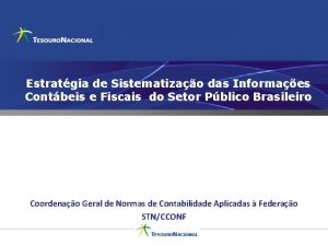 Estratgia de Sistematizao das Informaes Contbeis e Fiscais