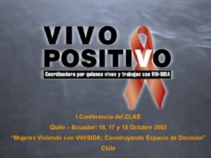 I Conferencia del CLAE Quito Ecuador 16 17