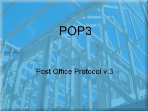 Post office protocol 3