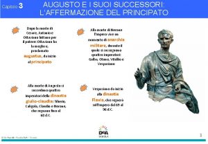 I successori di augusto I successori di augusto