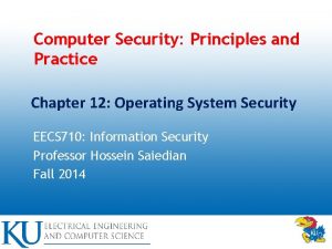 Computer Security Principles and Practice Chapter 12 Operating