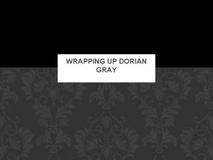 The picture of dorian gray chapter 18