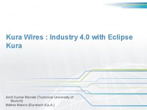 Kura Wires Industry 4 0 with Eclipse Kura