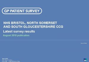 NHS BRISTOL NORTH SOMERSET AND SOUTH GLOUCESTERSHIRE CCG