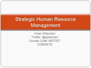 Concepts of hrm