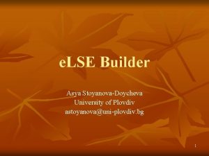 E lse