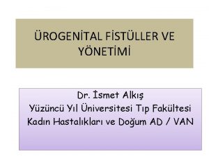 ROGENTAL FSTLLER VE YNETM Dr smet Alk Yznc