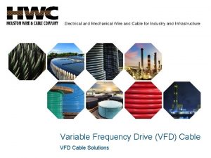 Variable Frequency Drive VFD Cable VFD Cable Solutions Variable Frequency Drive VFD Cable VFD Cable Solutions