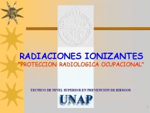 RADIACIONES IONIZANTES PROTECCION RADIOLOGICA OCUPACIONAL TECNICO DE NIVEL