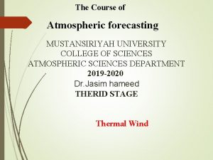 Veering and backing winds