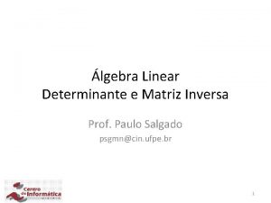 Algebra linear Algebra linear
