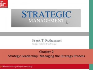The afi strategy framework