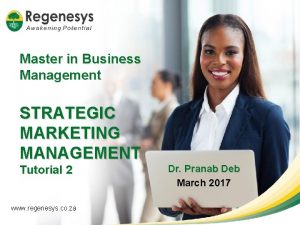 Business management tutorial