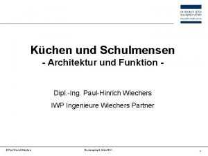 Kchen und Schulmensen Architektur und Funktion Dipl Ing