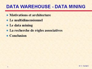 Modélisation multidimensionnelle data warehouse