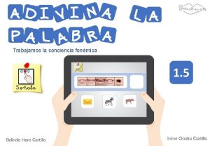 Trabajamos la conciencia fonmica Imgenes y pictogramas Autoresas