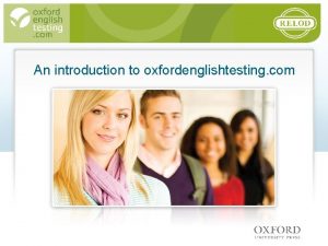 Oxfordenglishtesting free
