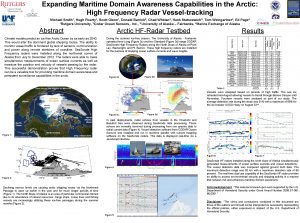 Expanding Maritime Domain Awareness Capabilities in the Arctic