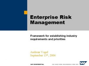 Enterprise risk management at hydro one case study solution