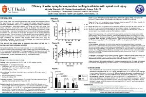 Efficacy of water spray for evaporative cooling in