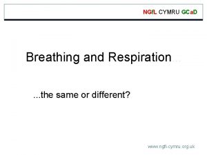 NGf L CYMRU GCa D Breathing and Respiration