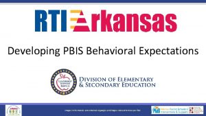 Developing PBIS Behavioral Expectations Images in this module