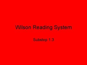 Wilson reading system sound cards
