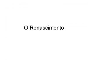 Renascimento