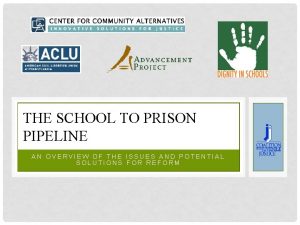 School to prison pipeline definition