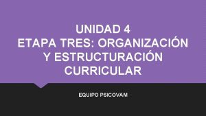 Plan curricular mixto ejemplo