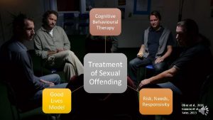 Cognitive behavioral therapy for sex offenders