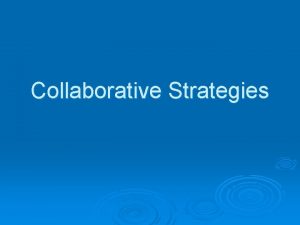 Objectives of foreign collaboration