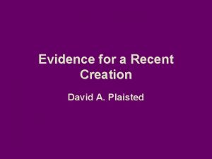 David a. plaisted