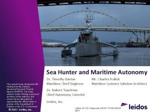 Sea hunter leidos