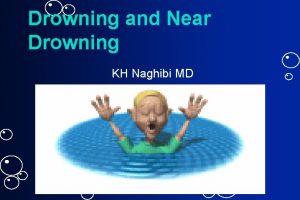 Drowning and Near Drowning KH Naghibi MD Drowning