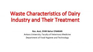 Wastewater treatment for dairy industry