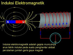 Induksi Elektromagnetik G Induksi elektromagnetik adalah gejala munculnya