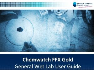 Chemwatch gold login