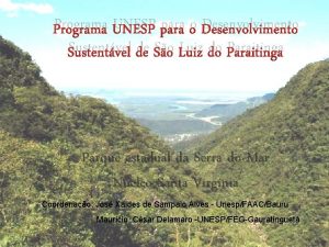 Programa UNESP para o Desenvolvimento Sustentvel de So