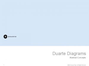 Duarte Diagrams Abstract Concepts 1 2010 Duarte Press