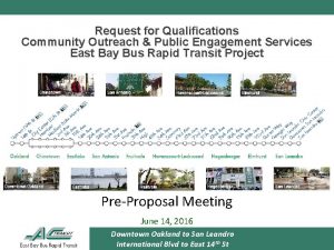 Request for Qualifications Community Outreach Public Engagement Services